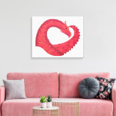 Rotherzdrache Leinwanddruck (Insitu (Wohnzimmer))