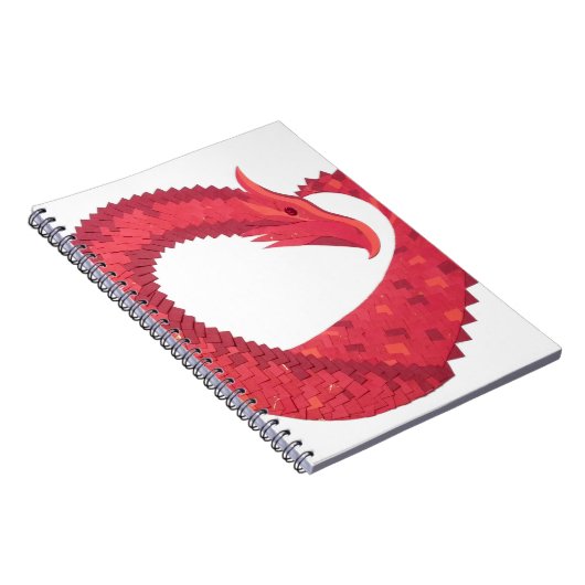 Rotherzdrache Notizblock (Rechte Seite)