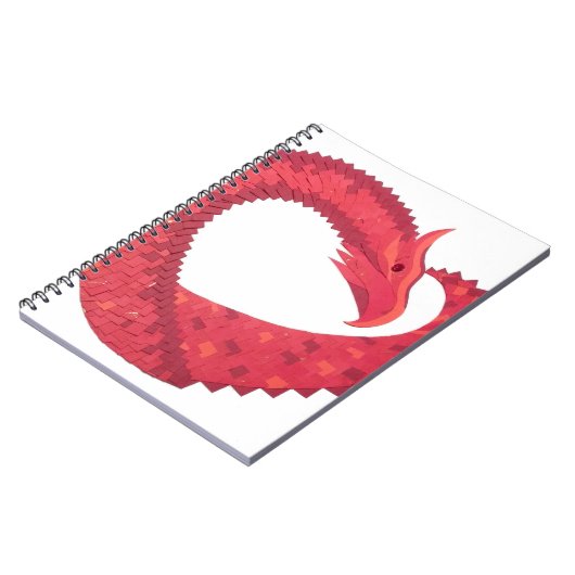 Rotherzdrache Notizblock (Linke Seite)