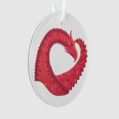 Rotherzdrache Ornament (Vorderseite)