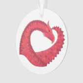 Rotherzdrache Ornament (Vorderseite)