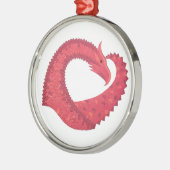 Rotherzdrache Ornament Aus Metall (Links)