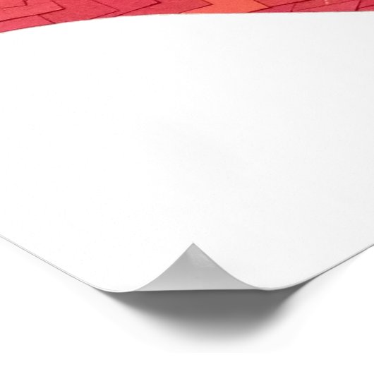 Rotherzdrache Poster (Ecke)