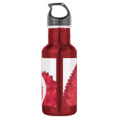 Rotherzdrache Trinkflasche (Rückseite)