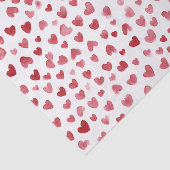Rotherzen Valentinstag Seidenpapier (Ausschnitt)