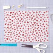 Rotherzen Valentinstag Seidenpapier (Handwerk)
