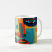 Rothko Faces Art Tasse (VorderseiteRechts)