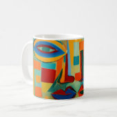 Rothko Faces Art Tasse (Vorderseite Links)