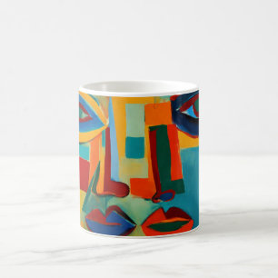 Rothko Faces Art Tasse