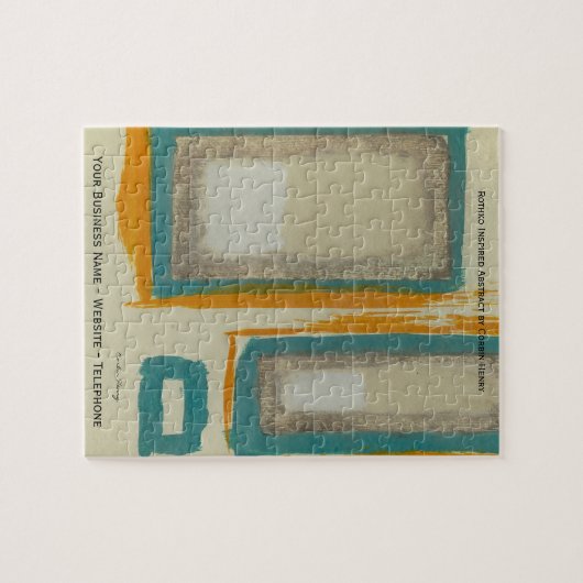 Rothko Inspiriert Abstrakt Puzzle (Horizontal)