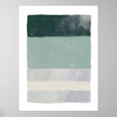 Rothko Inspiriert moderne und beruhigende Kunstwer Poster (Vorne)