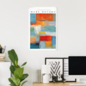 Rothko Leinwand Farb-Abstraktion Malerei Modern Poster (Heimbüro)