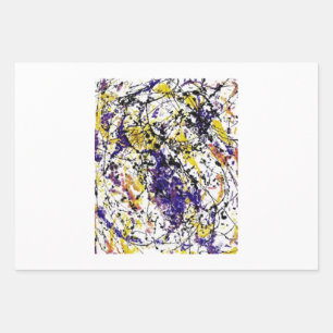 Rothko oder Pollock v12 von Unknown Geschenkpapier Set