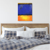 Rothko oder Pollock v1 von Unknown Leinwanddruck (Insitu (Schlafzimmer))