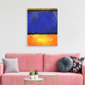Rothko oder Pollock v1 von Unknown Leinwanddruck (Insitu (Wohnzimmer))