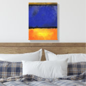 Rothko oder Pollock v1 von Unknown Leinwanddruck (Insitu (Schlafzimmer))