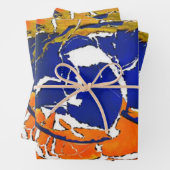 Rothko oder Pollock v4 von Unknown Geschenkpapier Set (Beispiel)