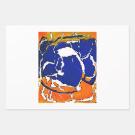 Rothko oder Pollock v4 von Unknown Geschenkpapier Set