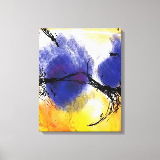 Rothko oder Pollock v8 von Unknown Leinwanddruck (Vorderseite)
