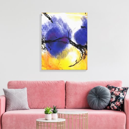 Rothko oder Pollock v8 von Unknown Leinwanddruck (Insitu (Wohnzimmer))