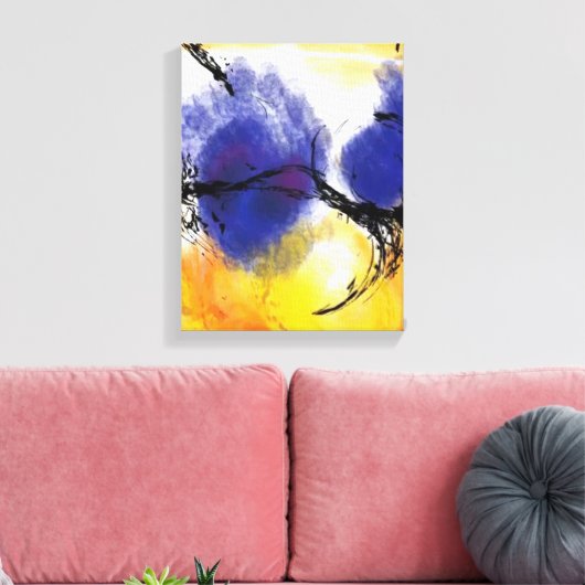 Rothko oder Pollock v8 von Unknown Leinwanddruck (Insitu (Wohnzimmer))