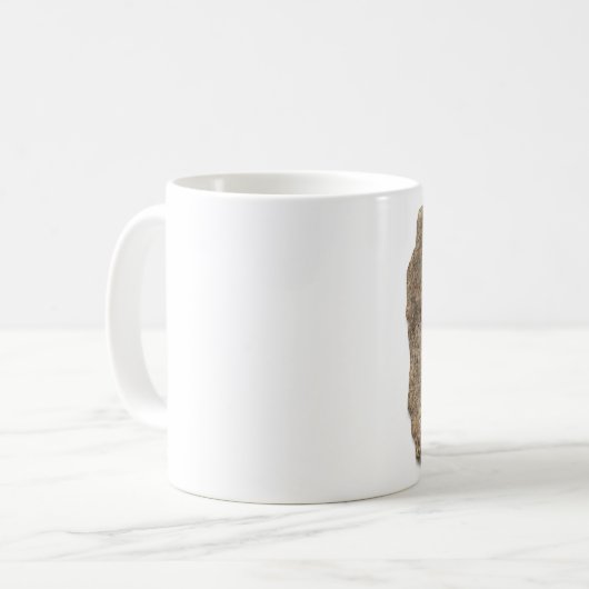 Rotholz Kaffeetasse (Vorderseite Links)