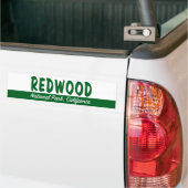 Rotholz-Nationalpark Autoaufkleber (Auf Lkw)