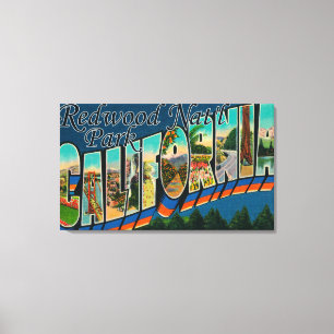 Rotholz-Nationalpark, Kalifornien Leinwanddruck