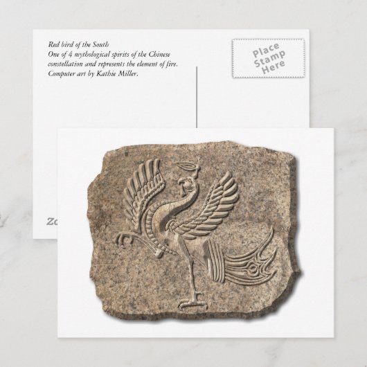 Rotholz Postkarte (Vorne/Hinten)