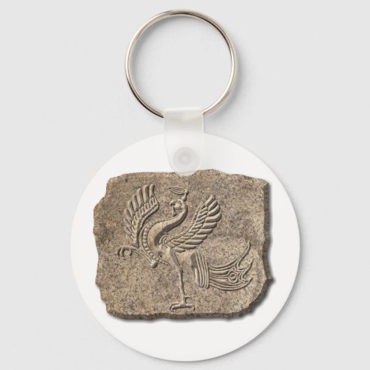 Rotholz Schlüsselanhänger (Vorderseite)