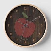 Rotholzapfel Uhr (Vorderseite)