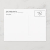 Rotholzbäume, Nationalparks Redwood/Staat Postkarte (Rückseite)