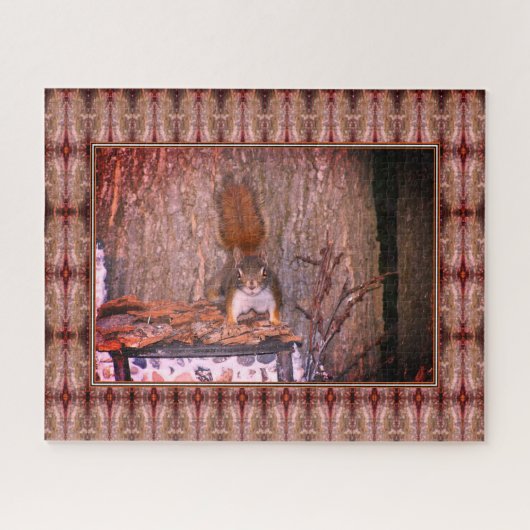 Rothörnchen Puzzle (Horizontal)