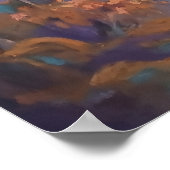 Rothstein-Wasserfall - Pastell-Impressionistischer Poster (Ecke)