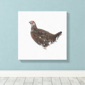 Rothühner Leinwanddruck (Insitu (Holzboden))