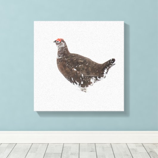 Rothühner Leinwanddruck (Insitu (Holzboden))
