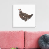 Rothühner Leinwanddruck (Insitu (Wohnzimmer))