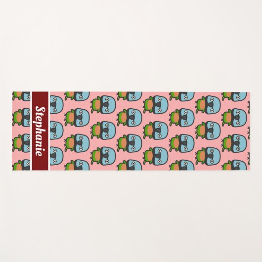 Rothühnerparakette Yogamatte (Vorderseite (Horizontal))