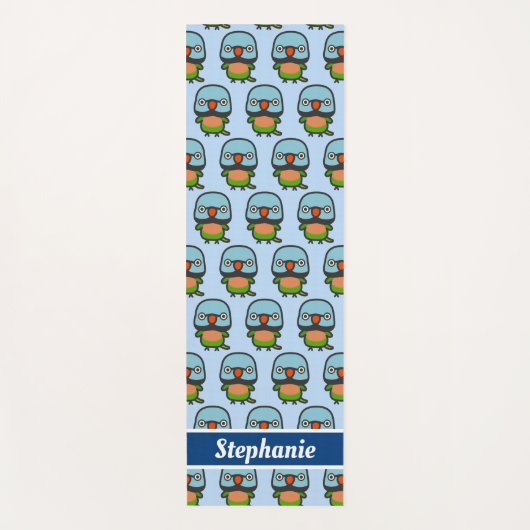 Rothühnersittich Yogamatte (Vorderseite)