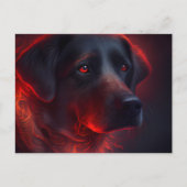 Rothund-Postkarten Postkarte (Vorderseite)