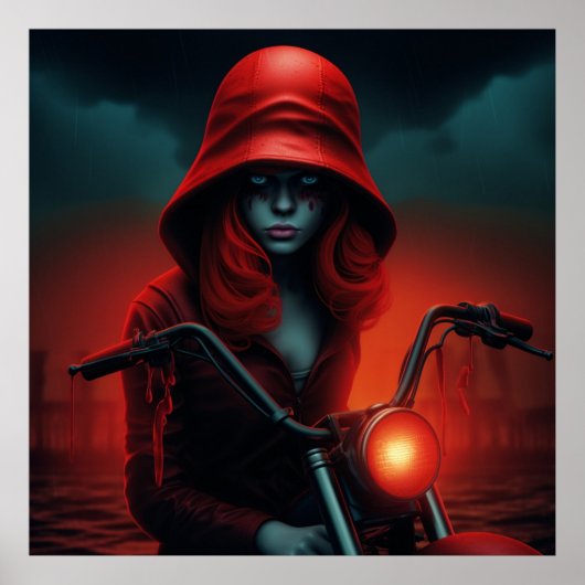 Rothut-Rockstar Poster (Vorne)