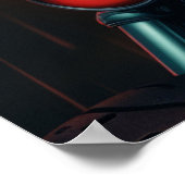 Rothut-Rockstar Poster (Ecke)