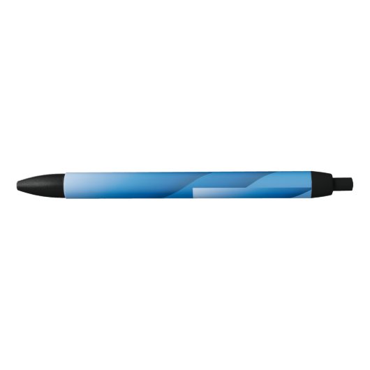 Rotierende blaue Dreiecke Kugelschreiber (Vorderseite)