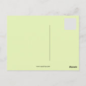 Rotierende Schlangen optische Täuschung Postkarte (Rückseite)