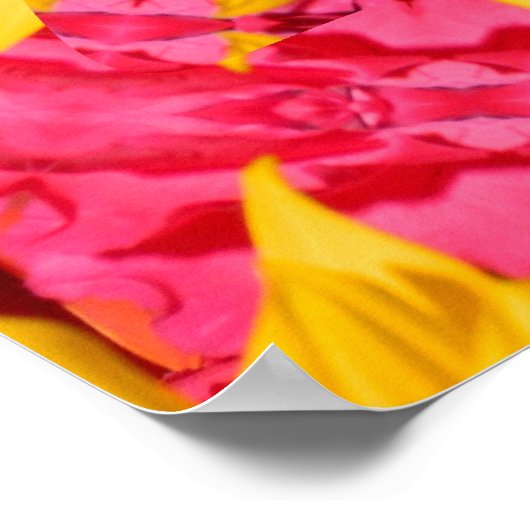 Rotierende Sonnenblume Poster (Ecke)