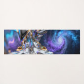 Rotiernebel aus flüssigem Chrome Yogamatte (Rückseite (Horizontal))