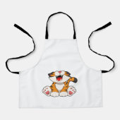 Rotiertiger Schürze (Vorderseite)