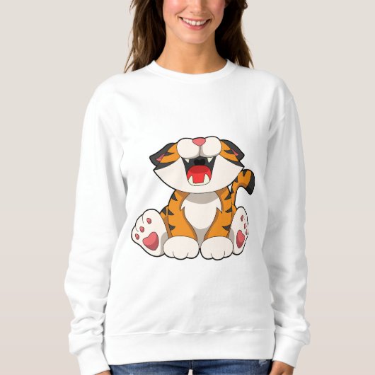 Rotiertiger Sweatshirt (Vorderseite)
