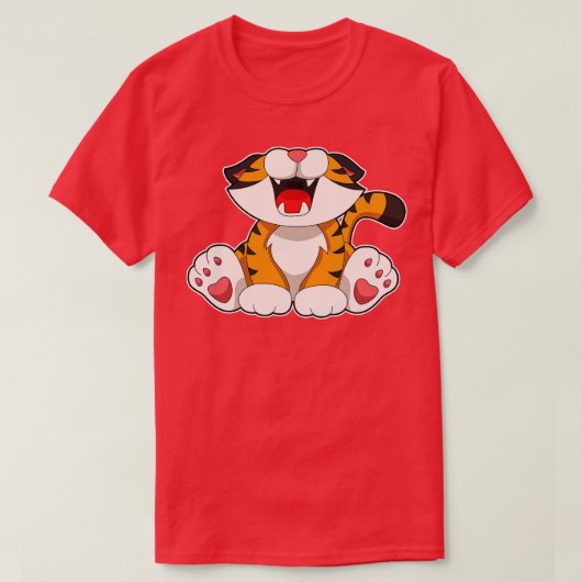 Rotiertiger T-Shirt (Design vorne)