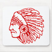 Rotindischer Roter Mousepad (Vorne)